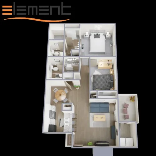 Element Apartments Arlington FLOOR PLAN 8