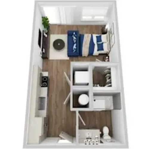 Era Apartments Denton FloorPlan 1