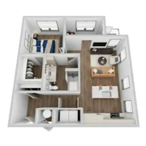 Era Apartments Denton FloorPlan 11