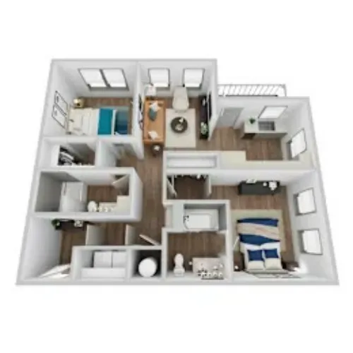 Era Apartments Denton FloorPlan 14