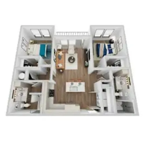 Era Apartments Denton FloorPlan 15