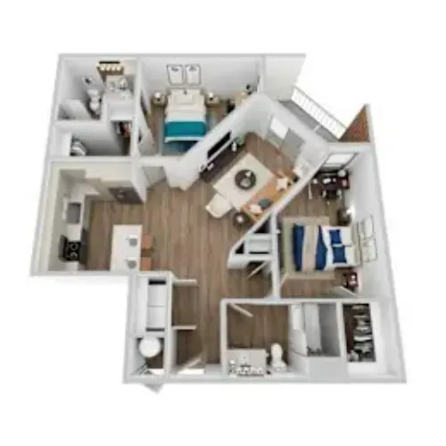 Era Apartments Denton FloorPlan 16