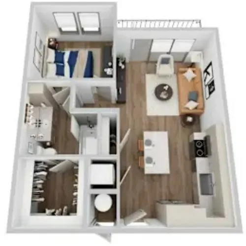 Era Apartments Denton FloorPlan 4