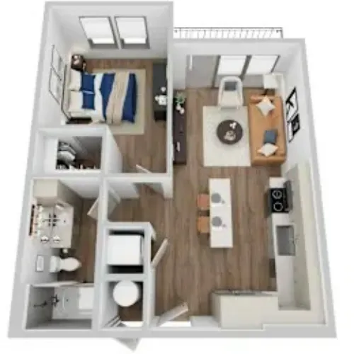 Era Apartments Denton FloorPlan 5