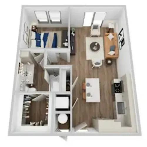 Era Apartments Denton FloorPlan 6