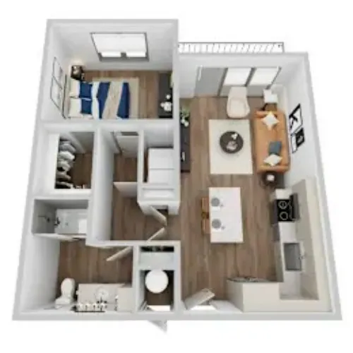 Era Apartments Denton FloorPlan 7