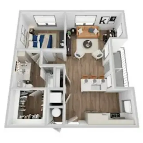 Era Apartments Denton FloorPlan 9