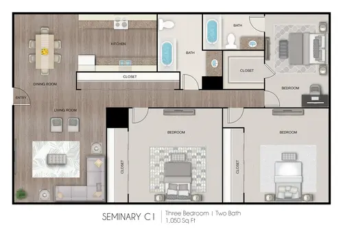 Estrella at Seminary Fort Worth Floorplan 4