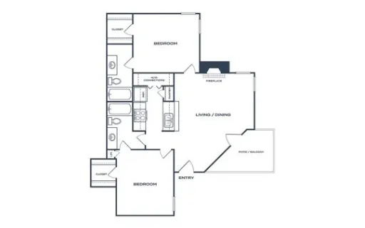 Felix Apartments Arlington Floorplan 3