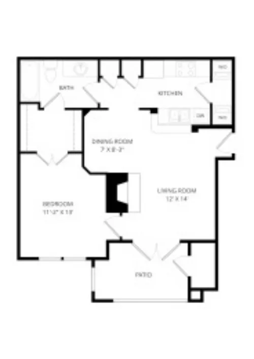 Firestone at West 7th Fort Worth Floorplan 3
