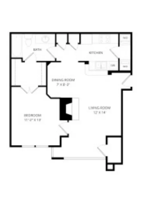 Firestone at West 7th Fort Worth Floorplan 4
