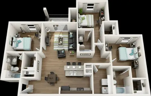 Forum at Denton Station FloorPlan 7