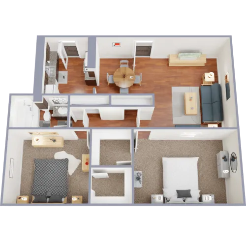 Harris Gardens Fort Worth Floorplan 12