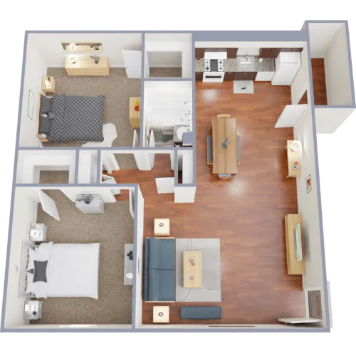Harris Gardens Fort Worth Floorplan 13
