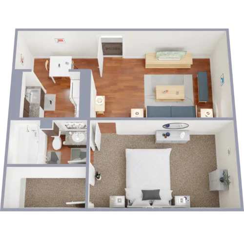 Harris Gardens Fort Worth Floorplan 7