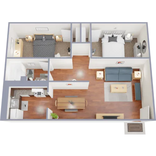 Harris Gardens Fort Worth Floorplan 9