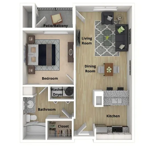 Haven at Lewisville Lake Floorplan 1