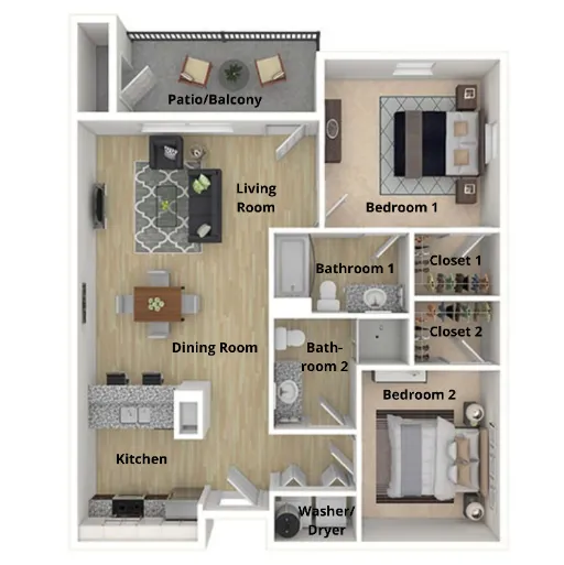 Haven at Lewisville Lake Floorplan 2