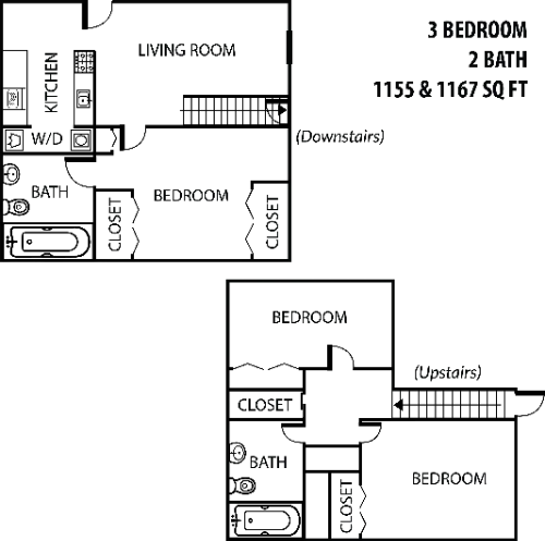 Heather Glen Townhomes Arlington floor plan 4