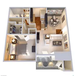 Horizons at Sunridge Fort Worth Floorplan 2