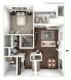 Horizons at Sunridge Fort Worth Floorplan 3