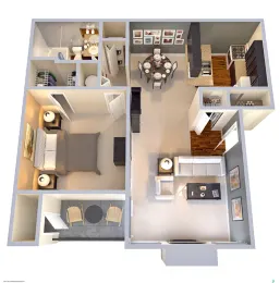 Horizons at Sunridge Fort Worth Floorplan 4