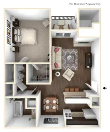 Horizons at Sunridge Fort Worth Floorplan 6