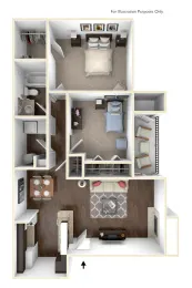 Horizons at Sunridge Fort Worth Floorplan 7