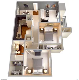 Horizons at Sunridge Fort Worth Floorplan 8