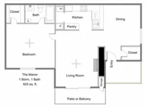 Huntington Circle Lewisville FloorPlan 4