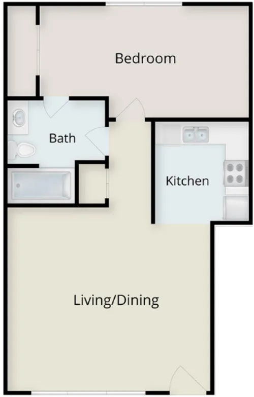 Iconic Village Apartments Denton Floorplan 10