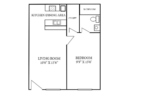Iconic Village Apartments Denton Floorplan 11