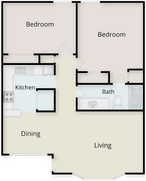 Iconic Village Apartments Denton Floorplan 21