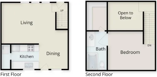 Iconic Village Apartments Denton Floorplan 7