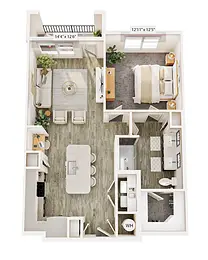 Jefferson Lakehaven Grand Prairie Floorplan 2
