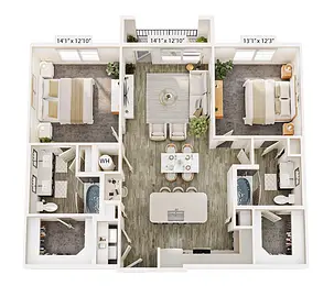 Jefferson Lakehaven Grand Prairie Floorplan 5