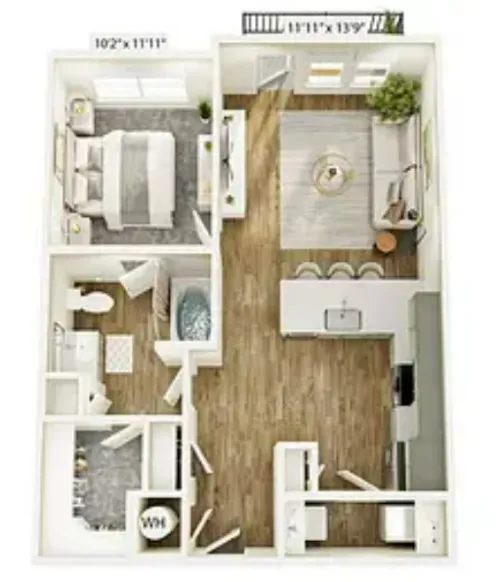 Jefferson Prairie Park Fort Worth FloorPlan 2
