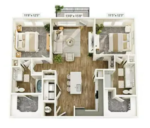 Jefferson Prairie Park Fort Worth FloorPlan 5