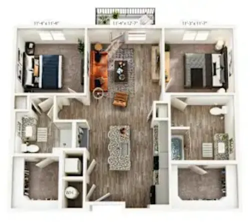 Jefferson Ridglea Village Fort Worth FloorPlan 10