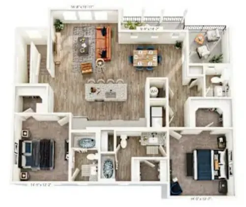 Jefferson Ridglea Village Fort Worth FloorPlan 16