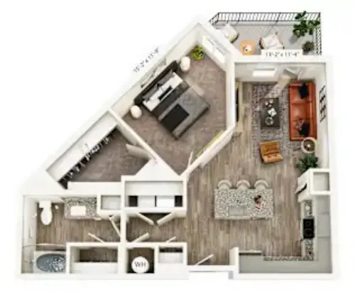 Jefferson Ridglea Village Fort Worth FloorPlan 5