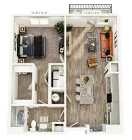 Jefferson Ridglea Village Fort Worth FloorPlan 6