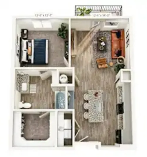 Jefferson Ridglea Village Fort Worth FloorPlan 7