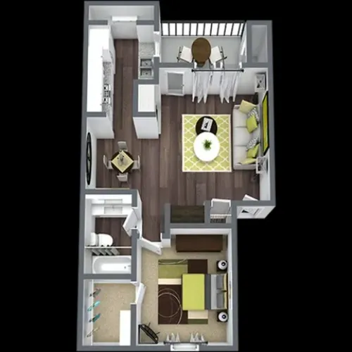 LIV on the Green Apartment Homes Arlington FloorPlan 3