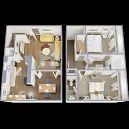 La Bella Apartments Fort Worth Floorplan 5