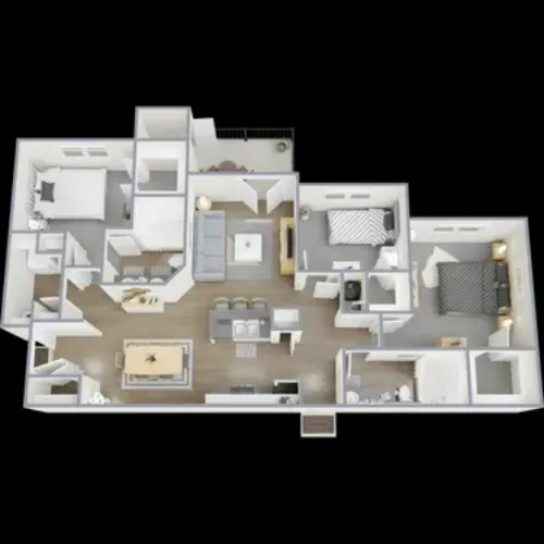 Lake Pointe Apts Fort Worth FloorPlan 15