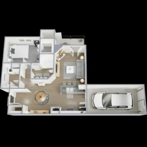 Lake Pointe Apts Fort Worth FloorPlan 2