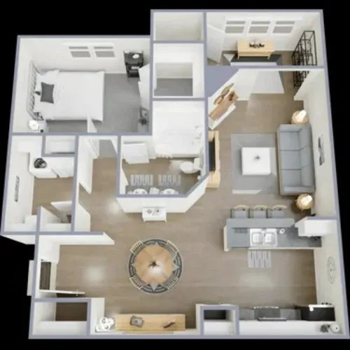 Lake Pointe Apts Fort Worth FloorPlan 4
