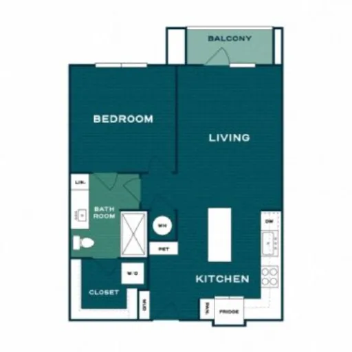 Lakesound Apartments Hickory Creek Floorplan 4