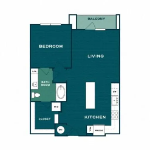 Lakesound Apartments Hickory Creek Floorplan 5